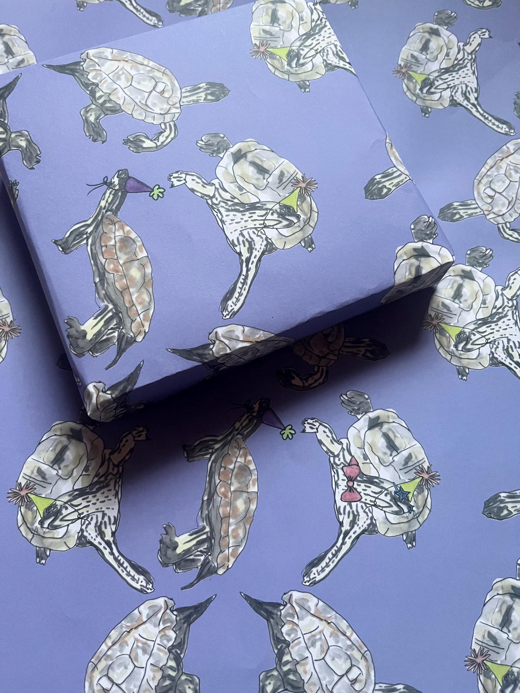 Terrapin Party Wrapping Paper - Turtle & Tortoise Gift Wrap