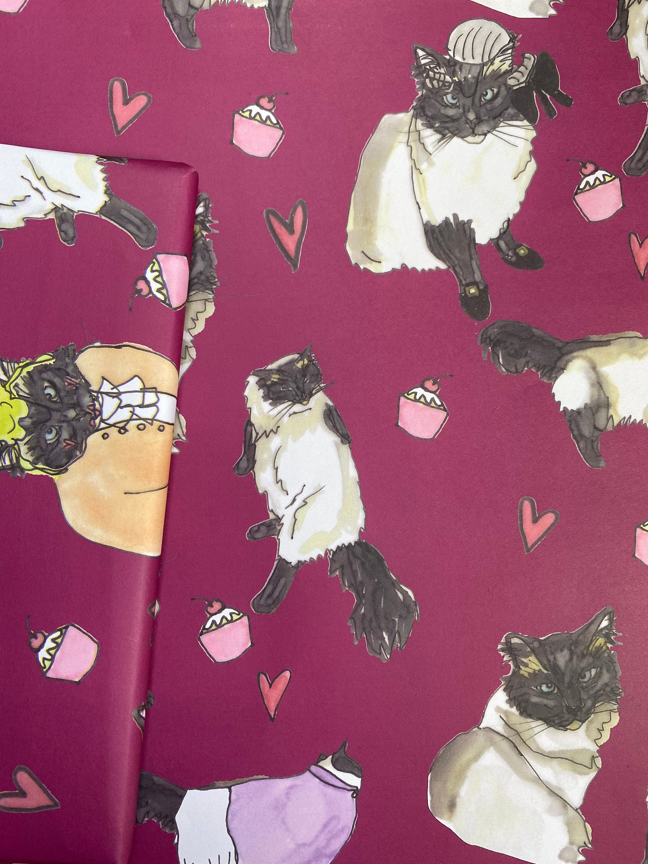 Let Des Eat Cake Wrapping Paper - Ragdoll Cat Gift Wrap
