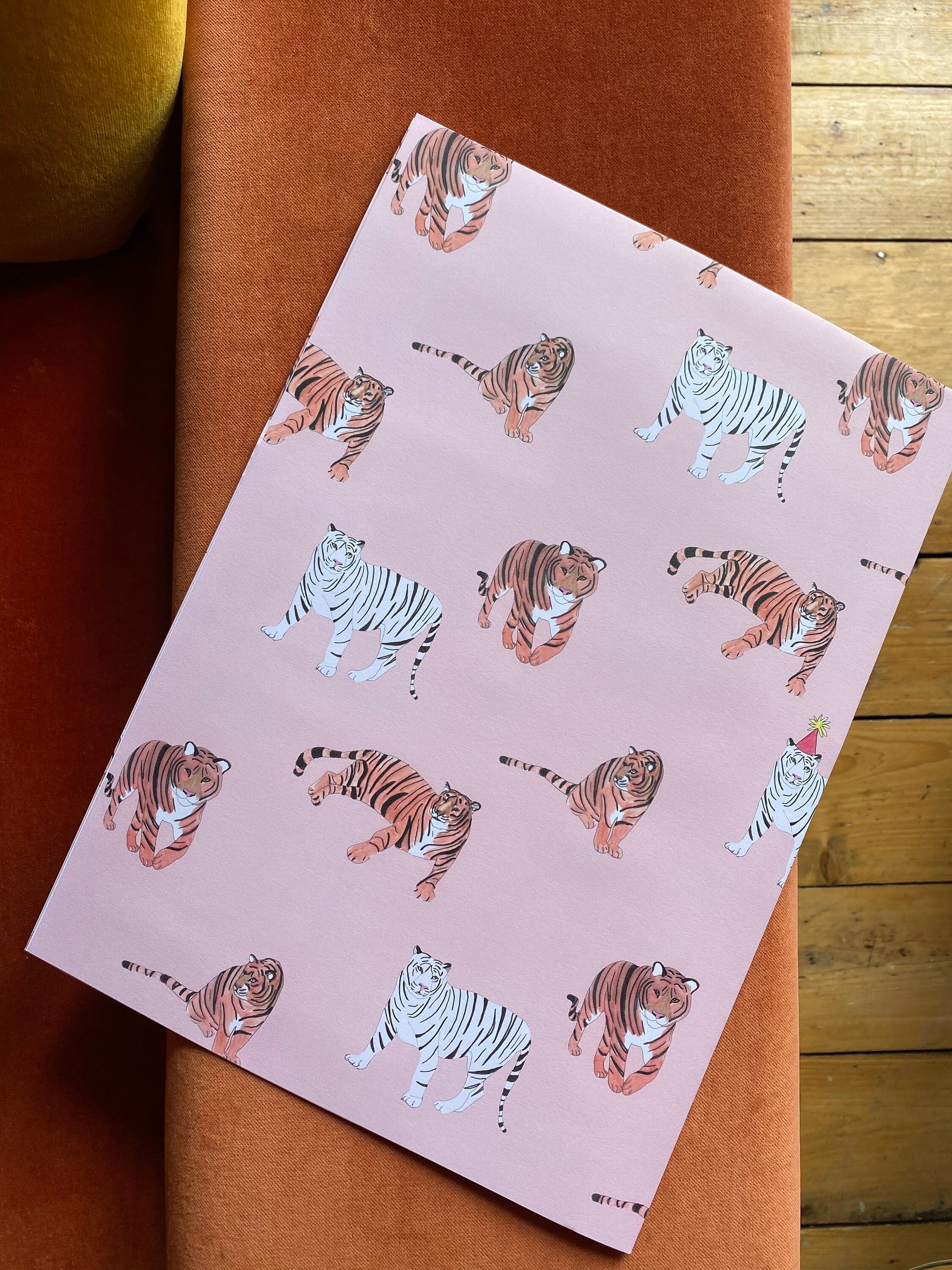 Tiger Party Wrapping Paper - Wildlife Gift Wrap