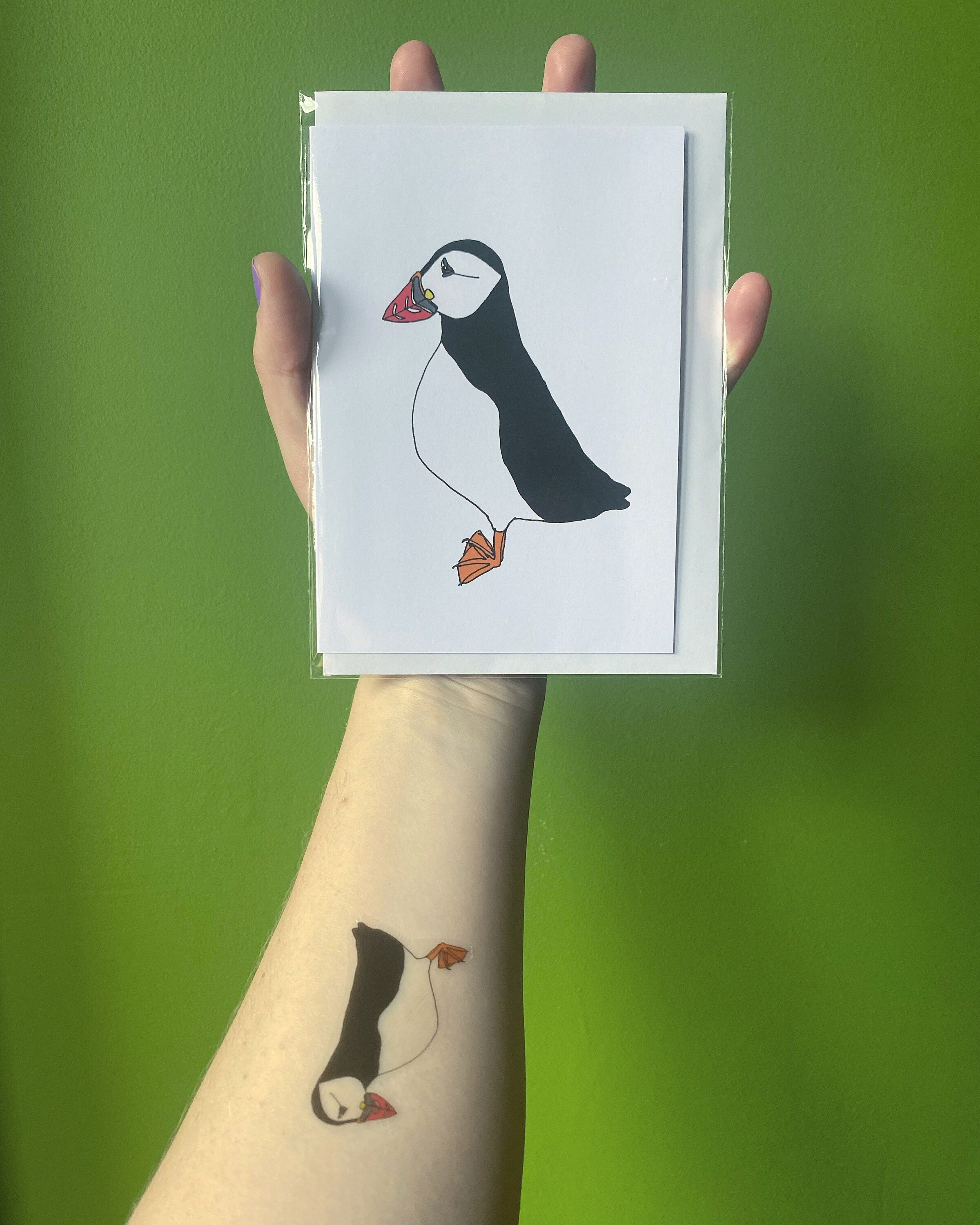 A5 Temporary Tattoo Sheet - Wildlife & Animals