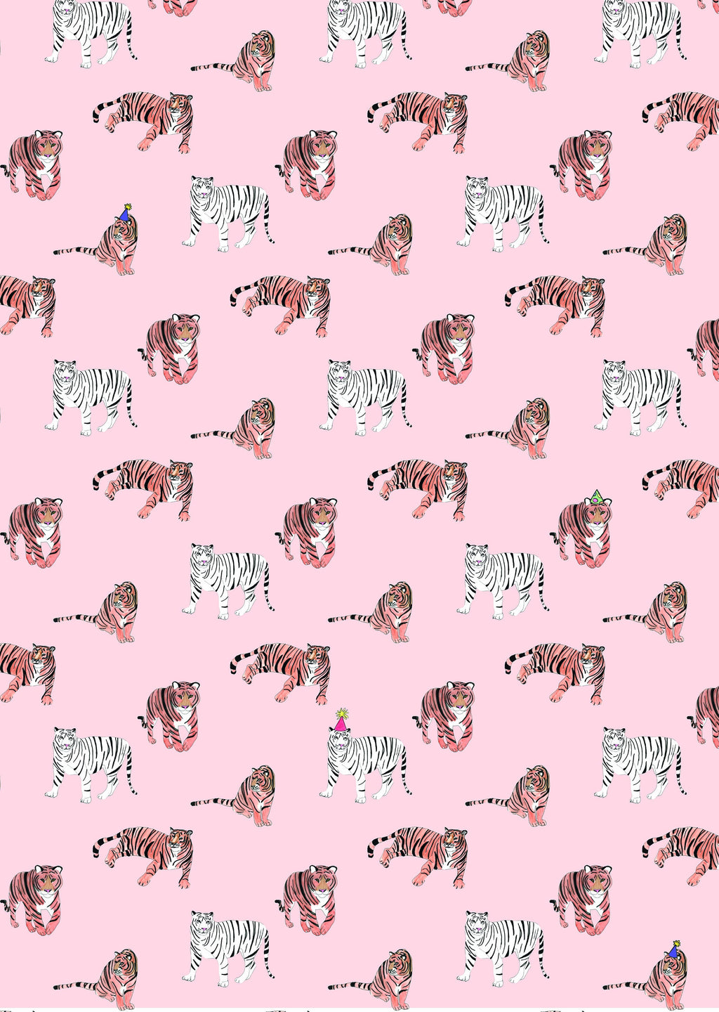 Tiger Party Wrapping Paper - Wildlife Gift Wrap