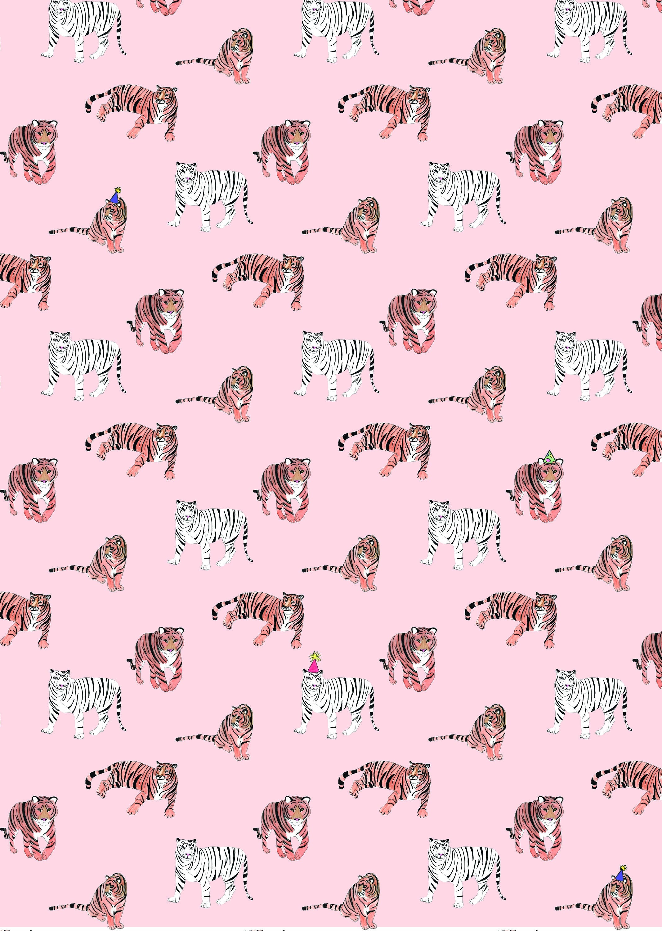 Tiger Party Wrapping Paper - Wildlife Gift Wrap