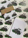 Badger Greetings Card - Wildlife Blank Card