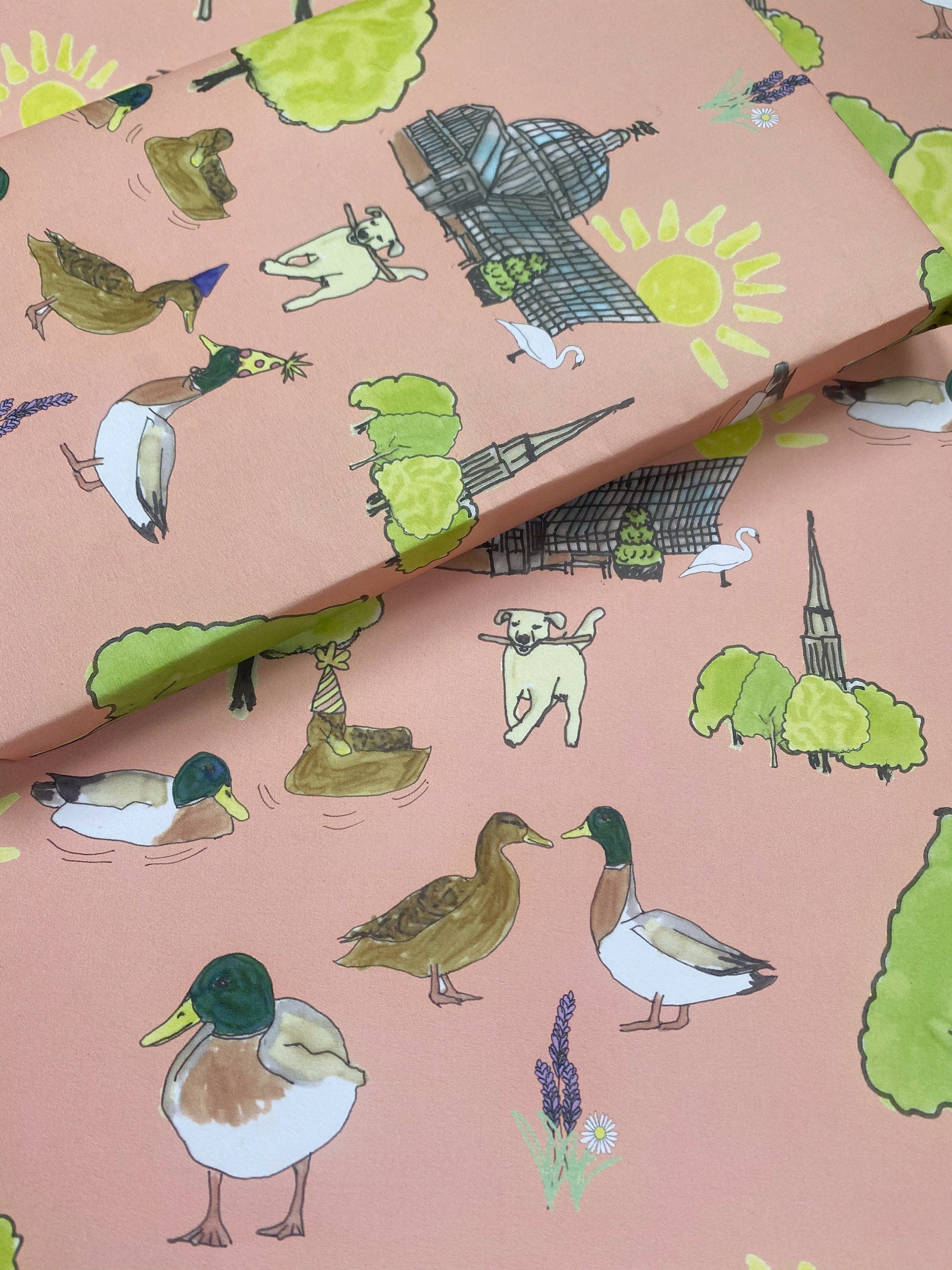 Park Life Wrapping Paper - Wildlife Gift Wrap